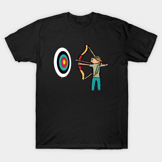 Archery T-Shirt by Mark Ewbie